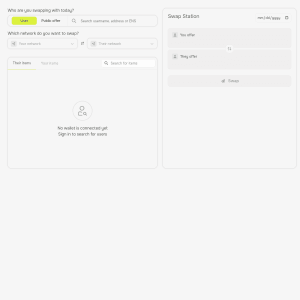 Swaplace dApp